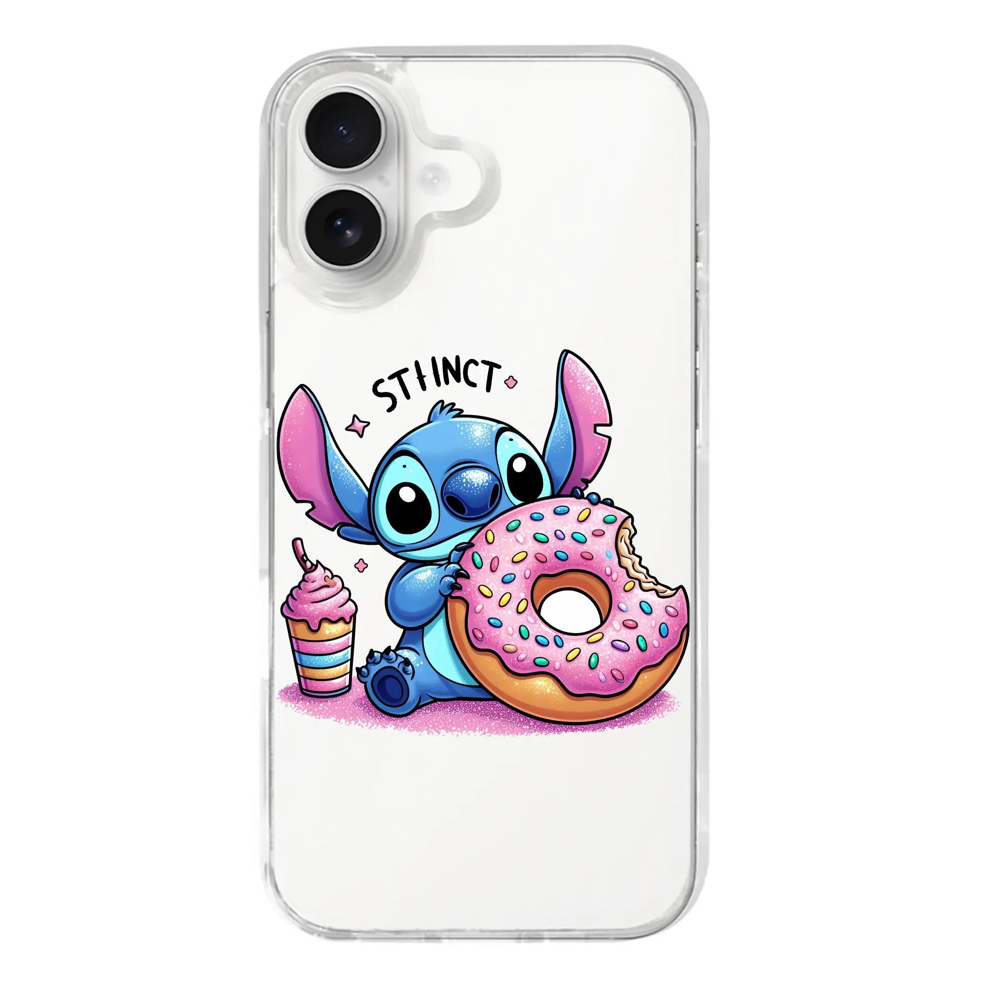 リロ＆スティッチ グッズ スティッチ - iPhone 17シリーズ 透明スマホケース – 薄型・耐衝撃・精密フィット保護カバー